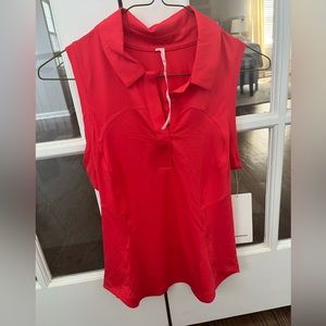 NWT Lululemon Women’s Sleeveless Polo- Size 4